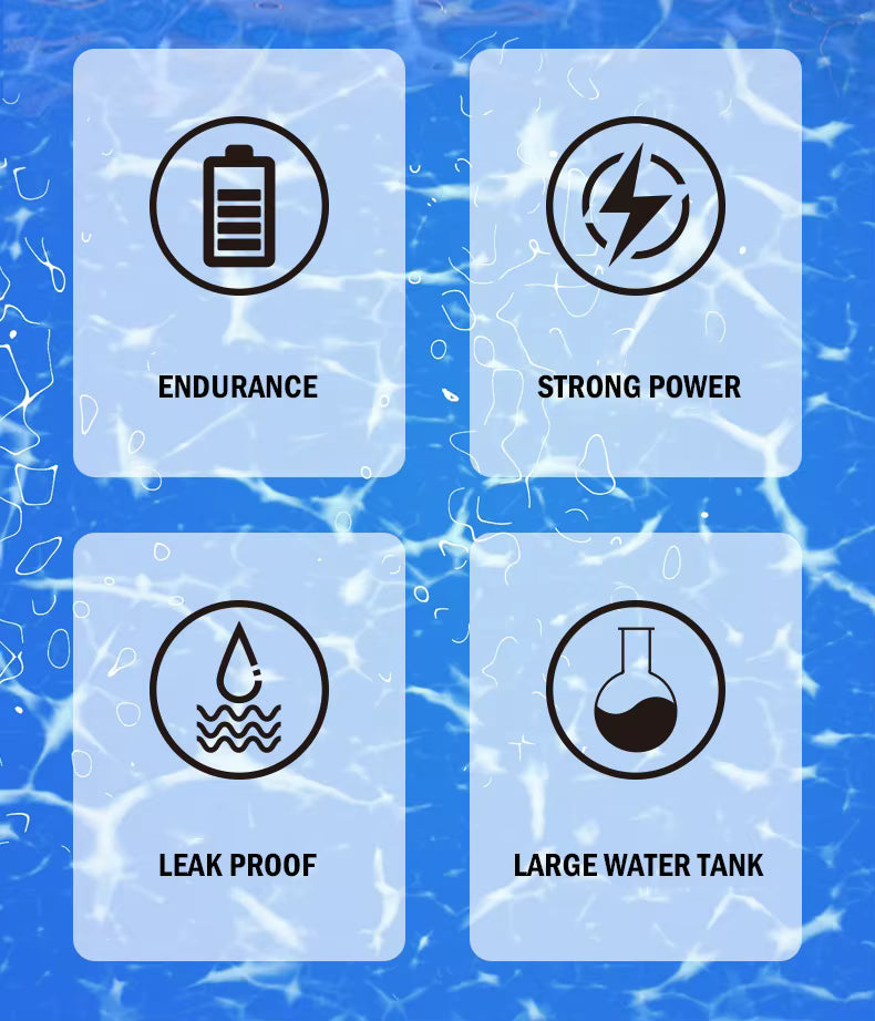 Electric Rotating Barrel Gatling Water Gun