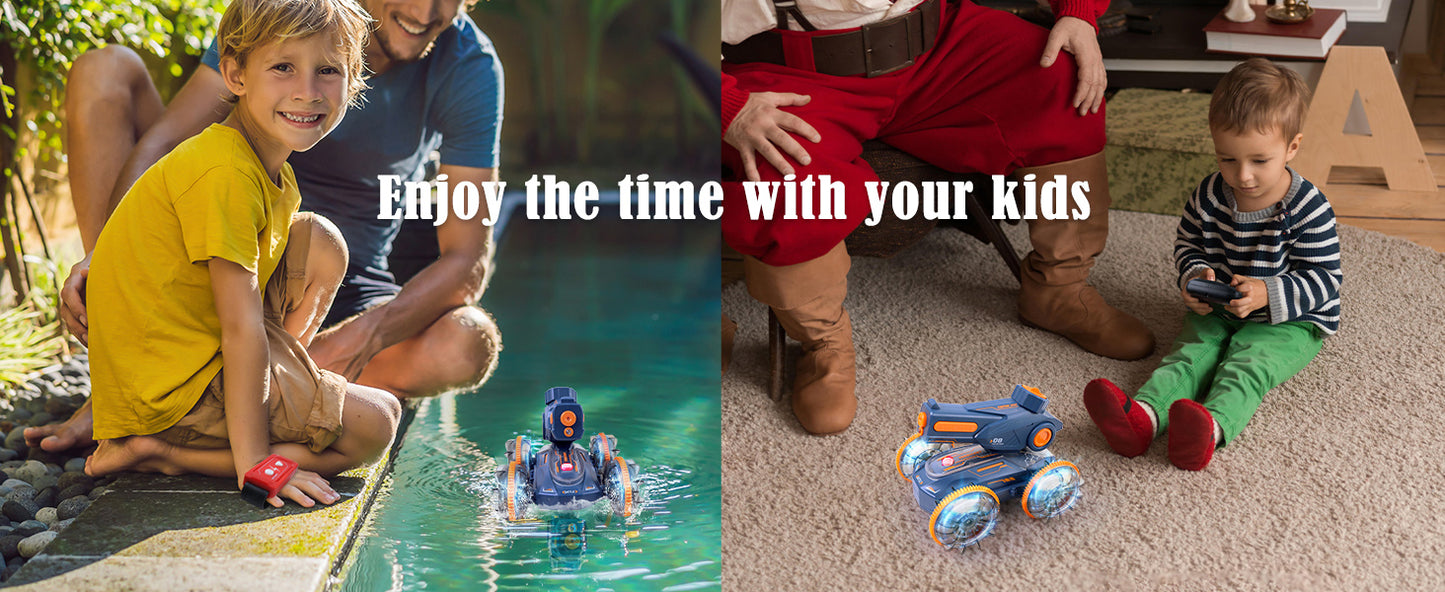 Amphibious Remote Control Car Boat