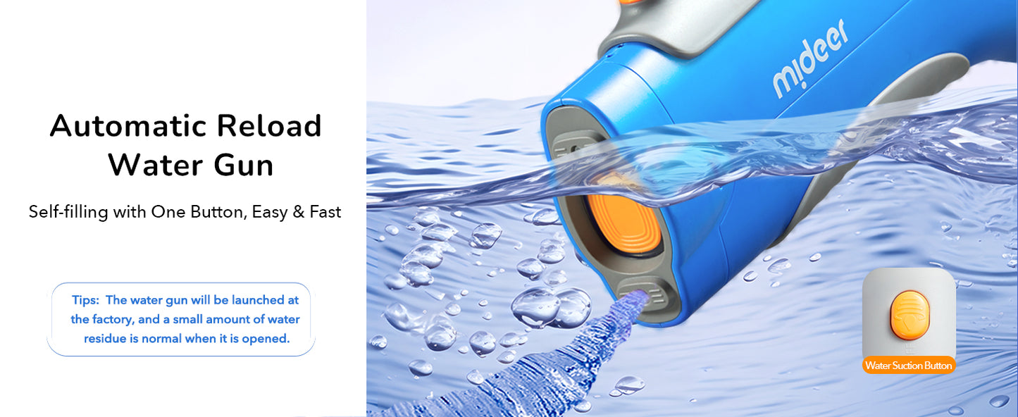 Mideer Electric Water Gun for Kids &amp; Adults