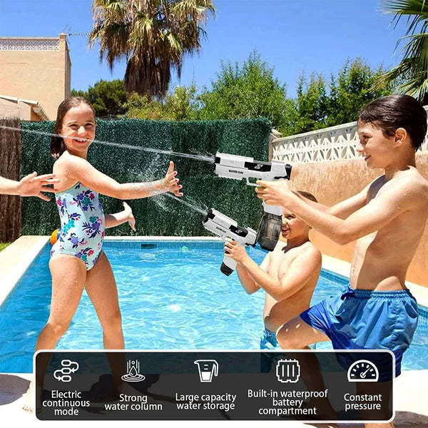 Electric Water Gun – Automatic Rechargeable Splash Blaster for Kids & Adults