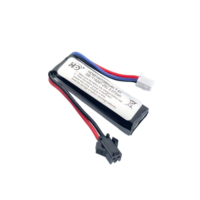 Lithium Rechargeable Battery 7.4V – 280mAh