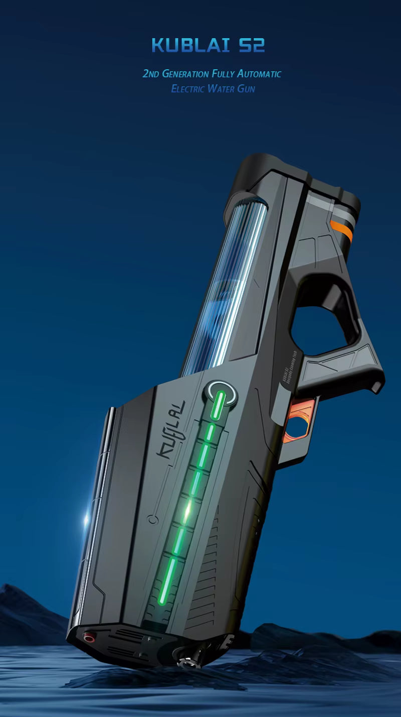 Kublai S2 Electric Squirt Auto Refill Water Gun Summer Pool Beach Toy