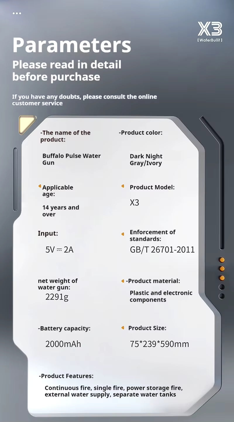 X3 High Pressure Elctric Water Blaster